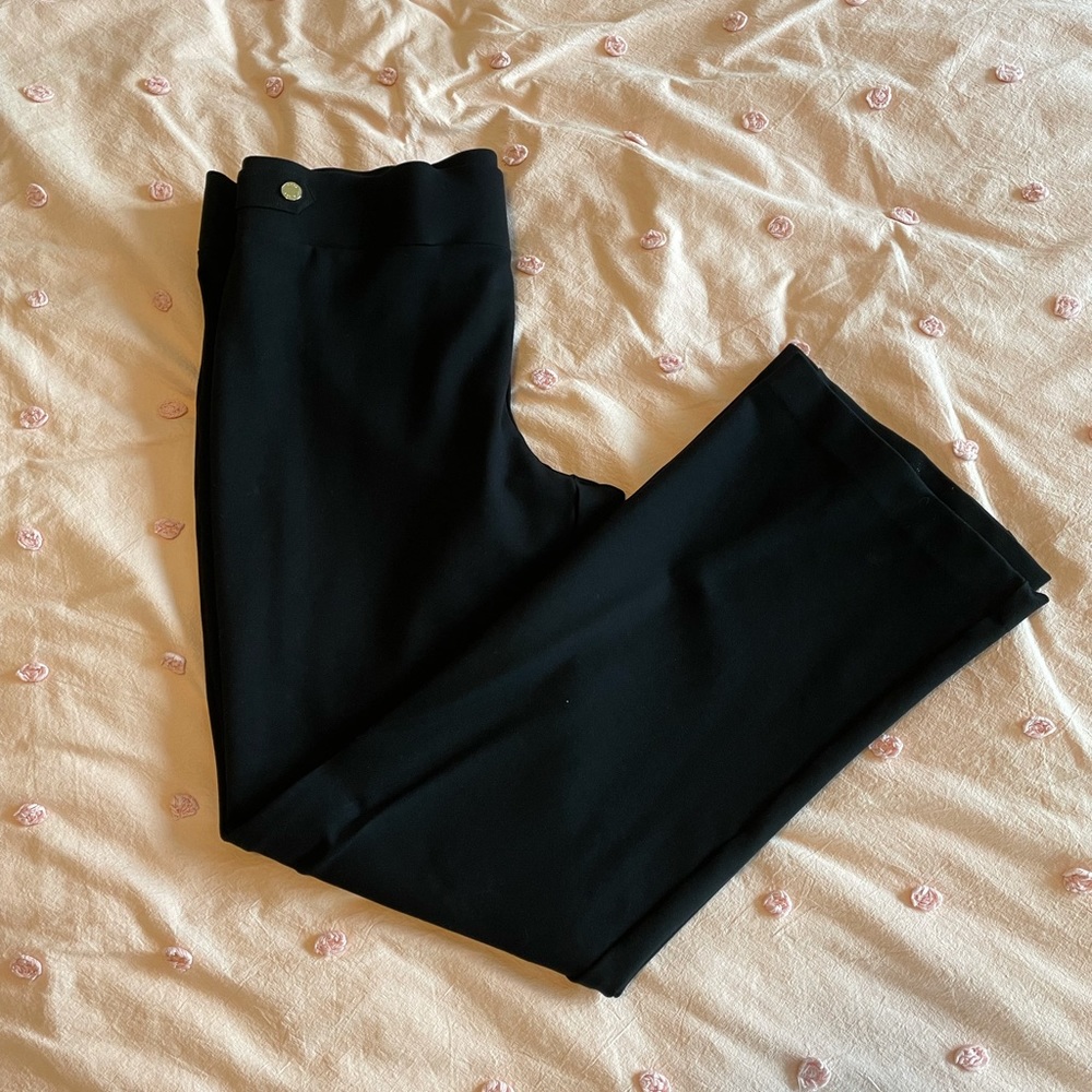 Anne Klein Elastic Waist Pull-On Trousers